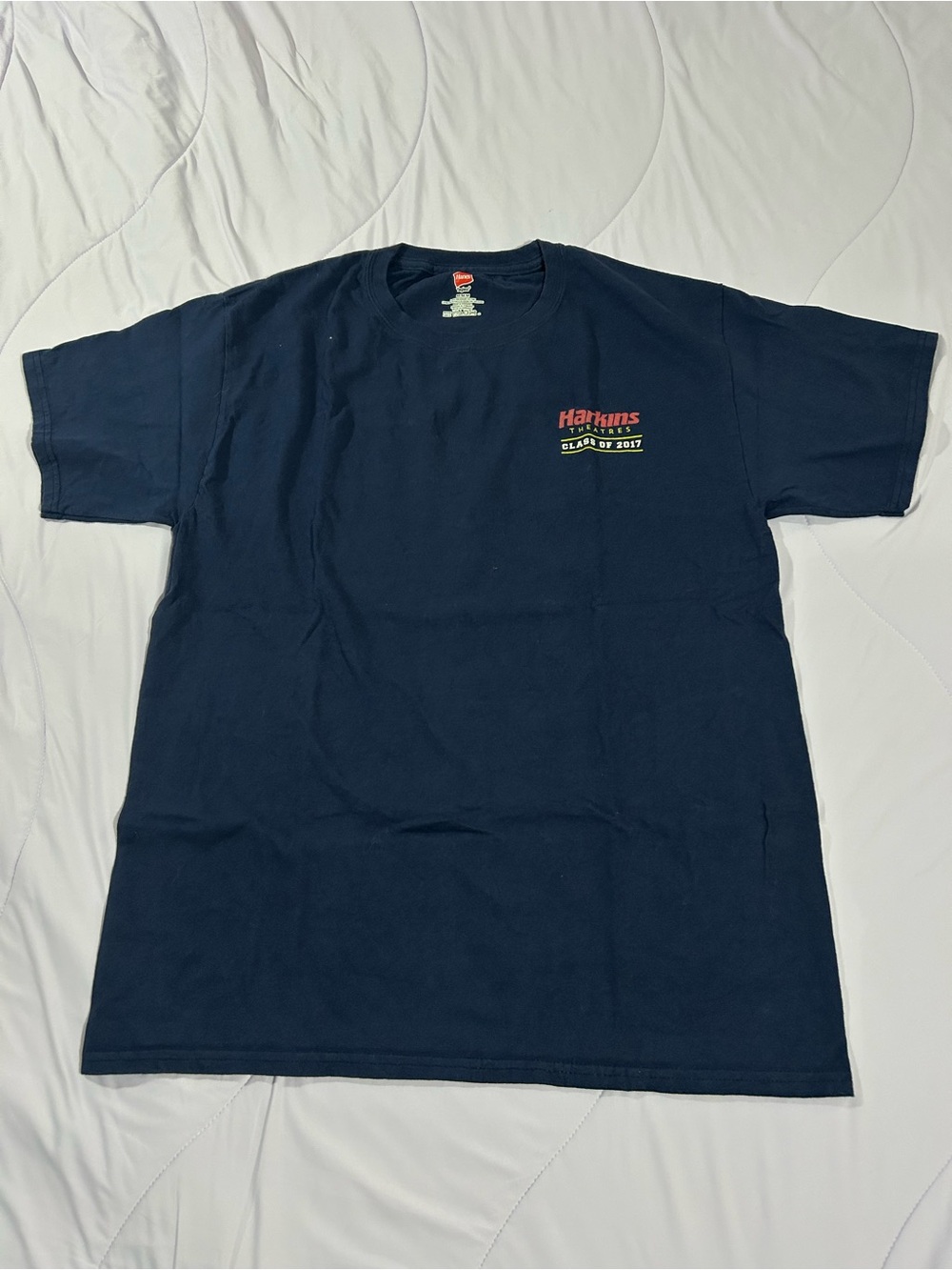 Navy Short-Sleeve Graphic T-Shirt